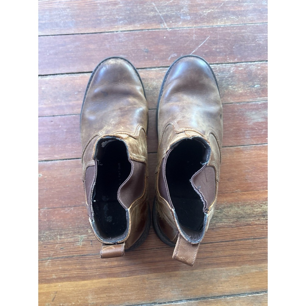 Timberland Men's Larchmont II Chelsea Boots Brown Leather Size 11.5 - Picture 4 of 7